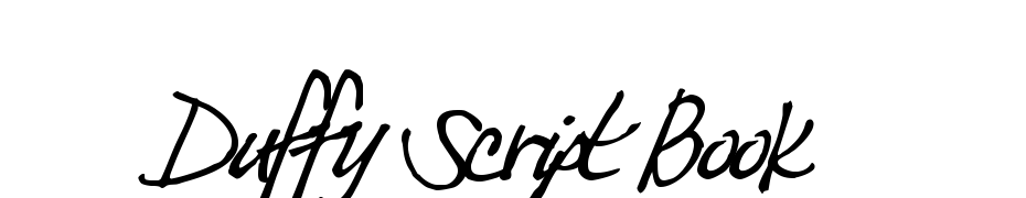 Duffy Script Book Yazı tipi ücretsiz indir